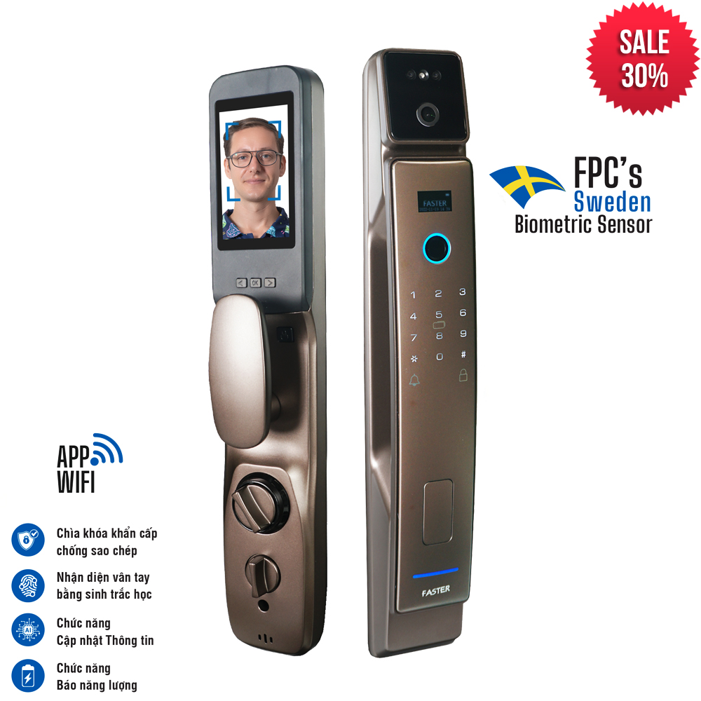 Khóa Faster Face ID FS008FD3D-BS