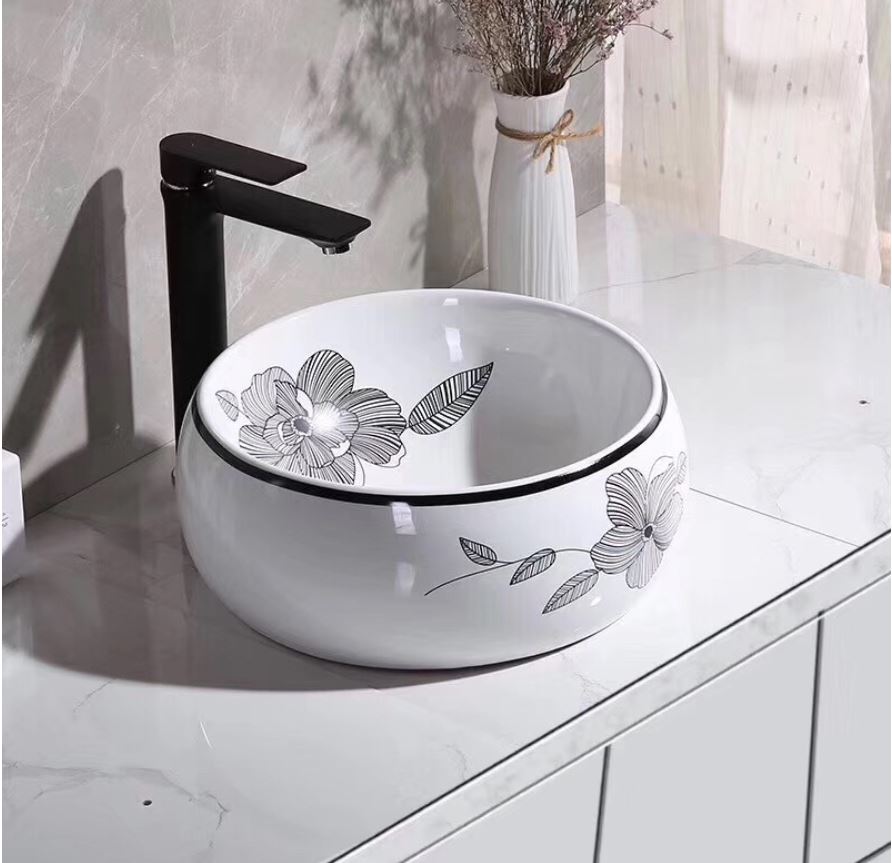 Chậu rửa mặt dương bàn (Lavabo) 6011