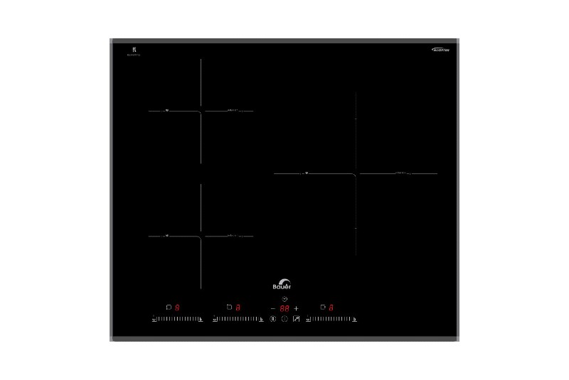 Bếp từ 3 vùng nấu Bauer BEU630GT2E