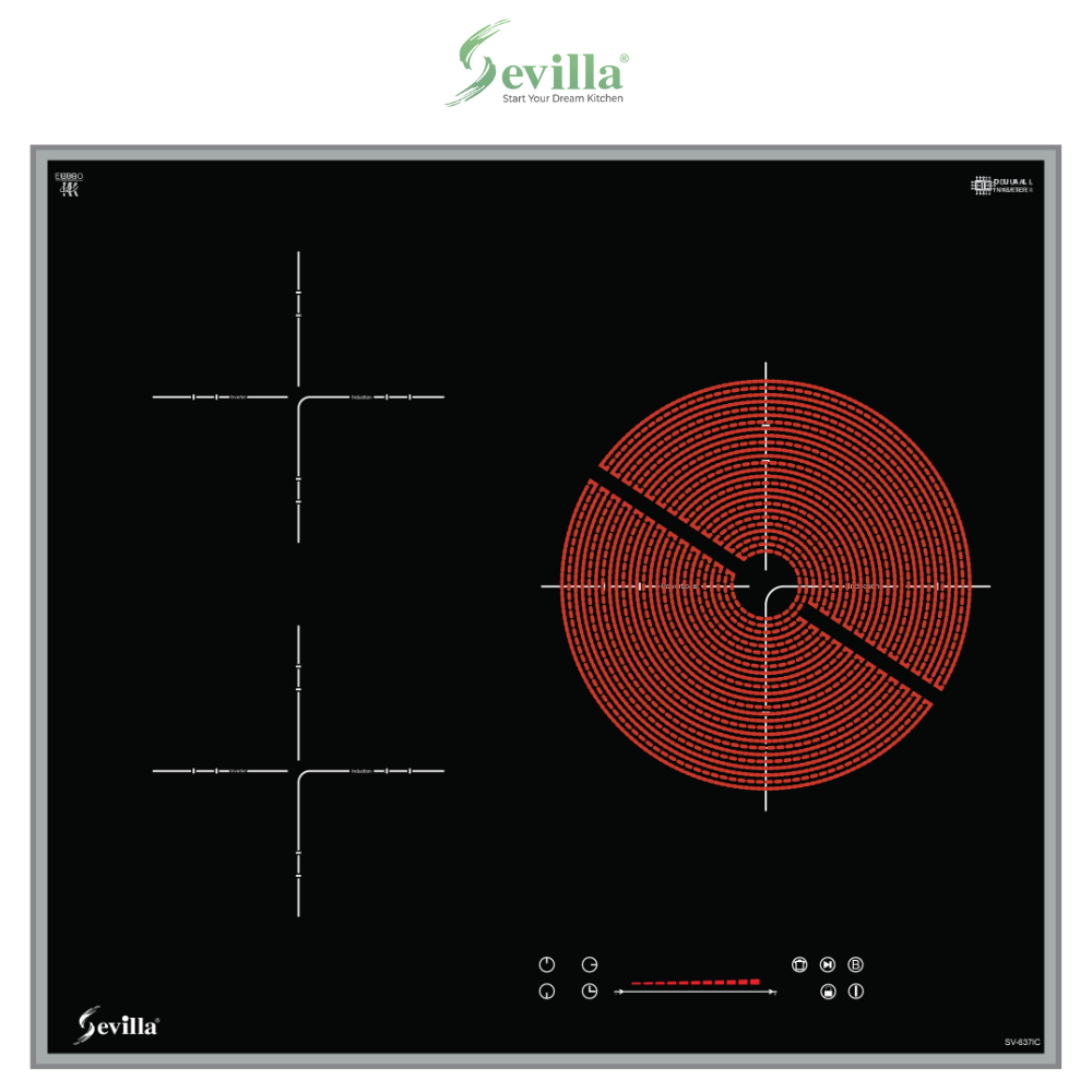 Bếp điện từ đôi Sevilla SV - 637IC