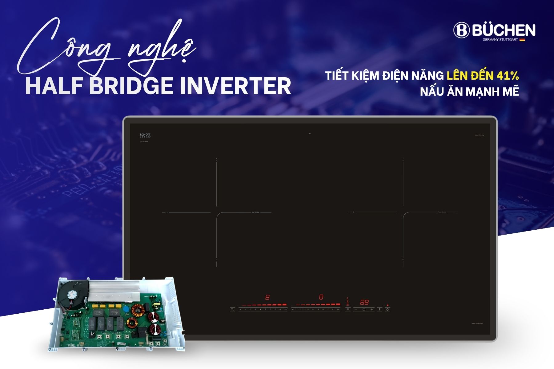Công nghệ Half Bridge Inverter trên Buchen BUC779 Pro