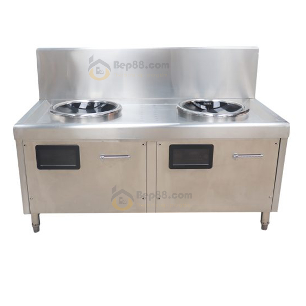 Bếp từ công nghiệp đôi 15kW mặt lõm