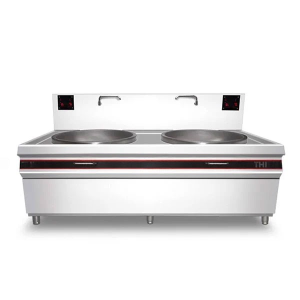 BẾP TỪ CÔNG NGHIỆP ĐÔI CHẢO LIỀN 15KW XÀO TRỰC TIẾP 60 cm - 80cm