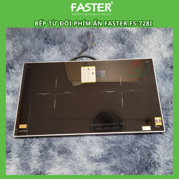 Bếp từ đôi Faster FS-728I ( Malaysia) | Phím ẩn cao cấp