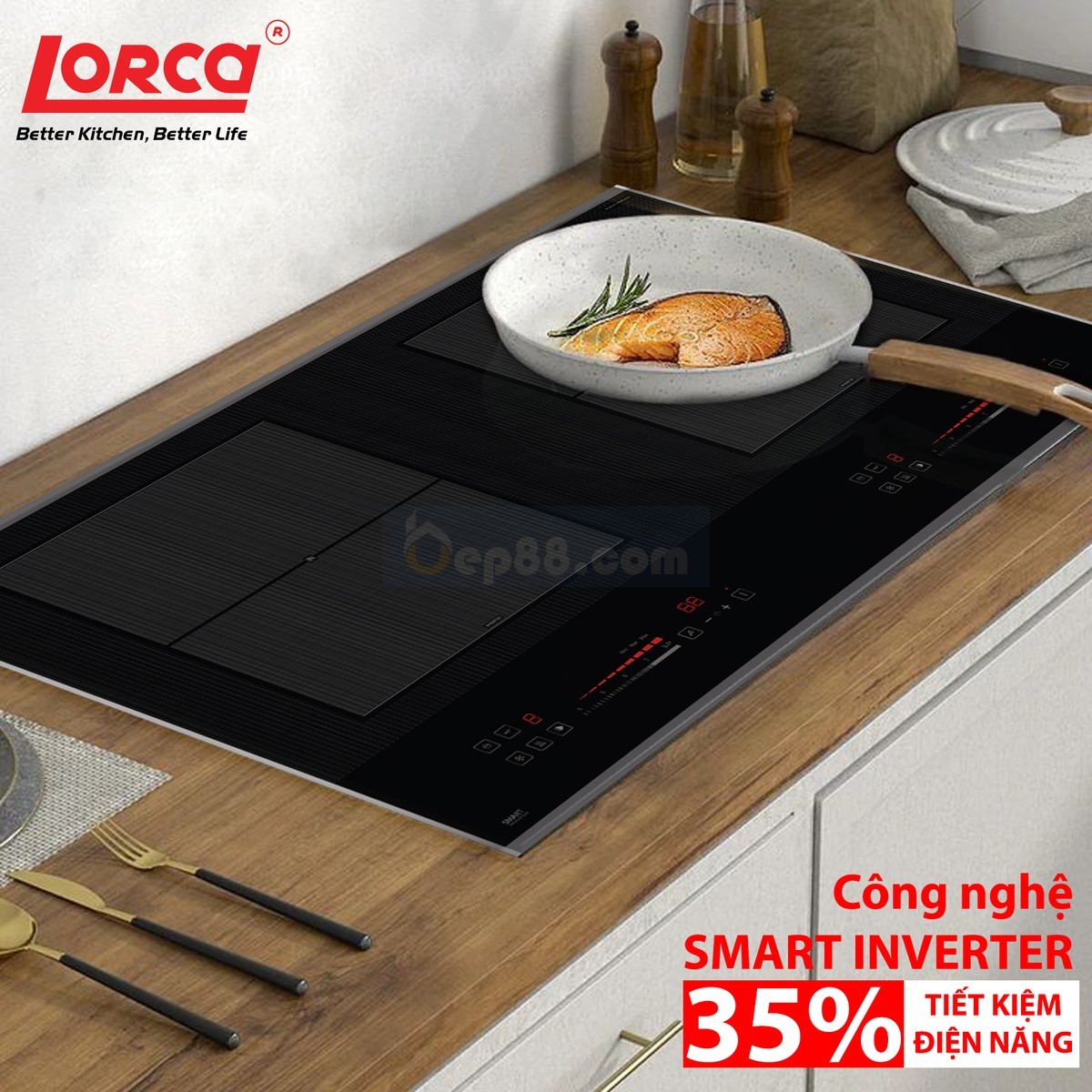 Bếp TỪ ĐÔI LORCA LCI 806 PLUS - hình ảnh chi tiết 3