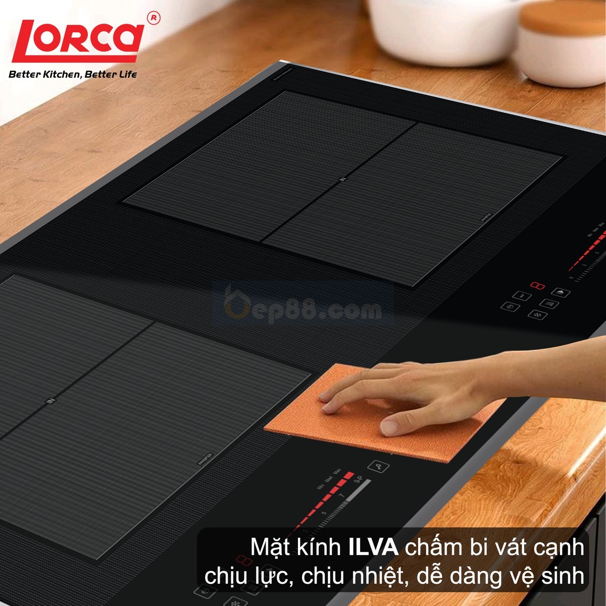 Bếp TỪ ĐÔI LORCA LCI 806 PLUS - hình ảnh chi tiết 4