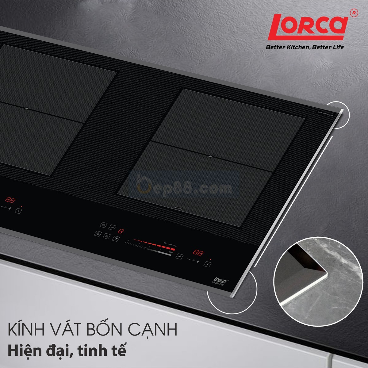 Bếp TỪ ĐÔI LORCA LCI 806 PLUS - hình ảnh chi tiết 5