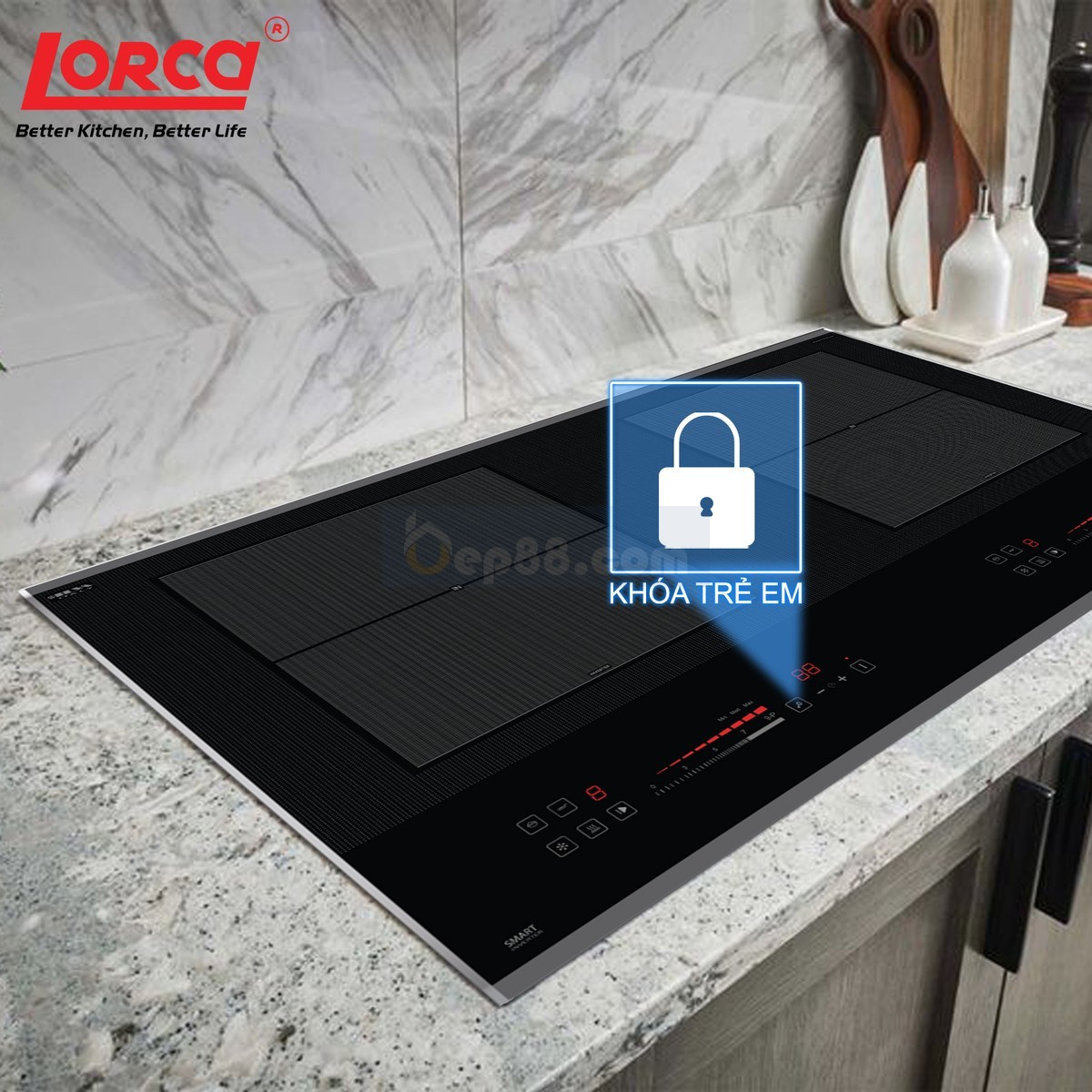 Bếp TỪ ĐÔI LORCA LCI 806 PLUS - hình ảnh chi tiết 7