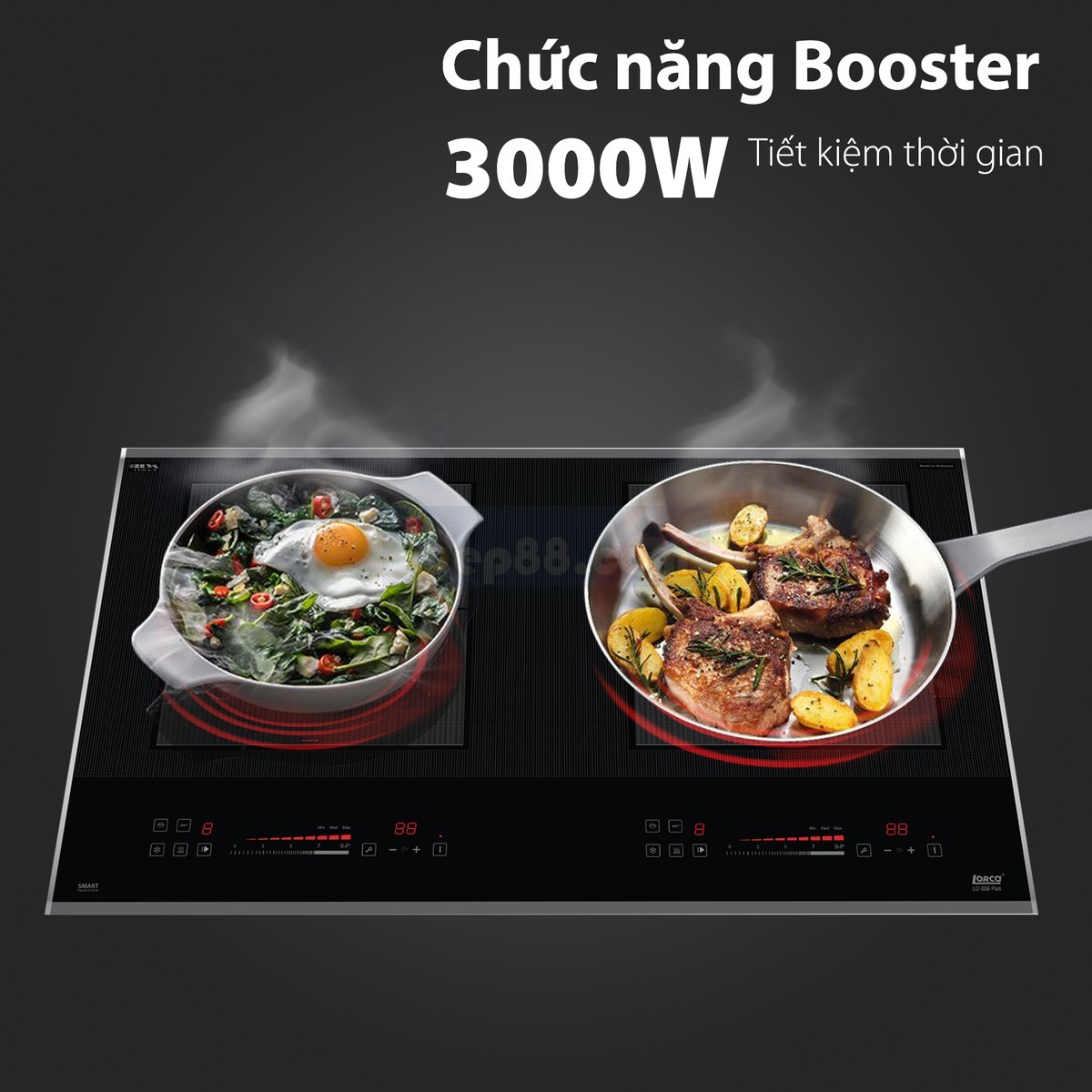 Bếp TỪ ĐÔI LORCA LCI 806 PLUS - hình ảnh chi tiết 8
