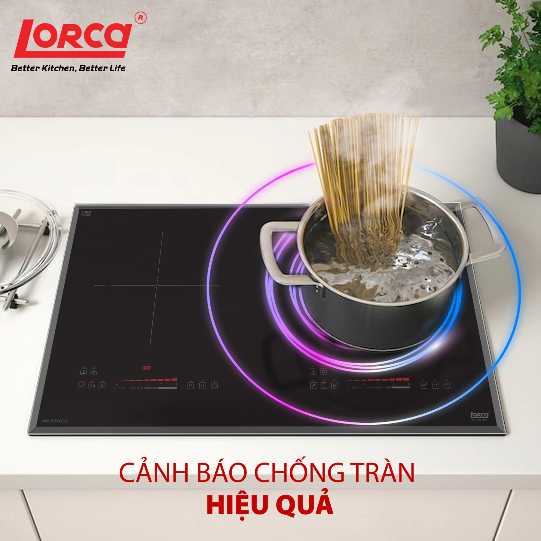 Bếp từ đôi Lorca TA 1009 PRO - hình ảnh chi tiết