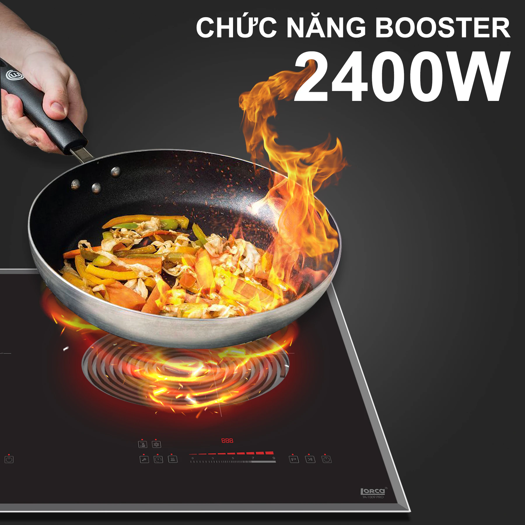 Bếp từ đôi Lorca TA 1009 PRO - hình ảnh chi tiết