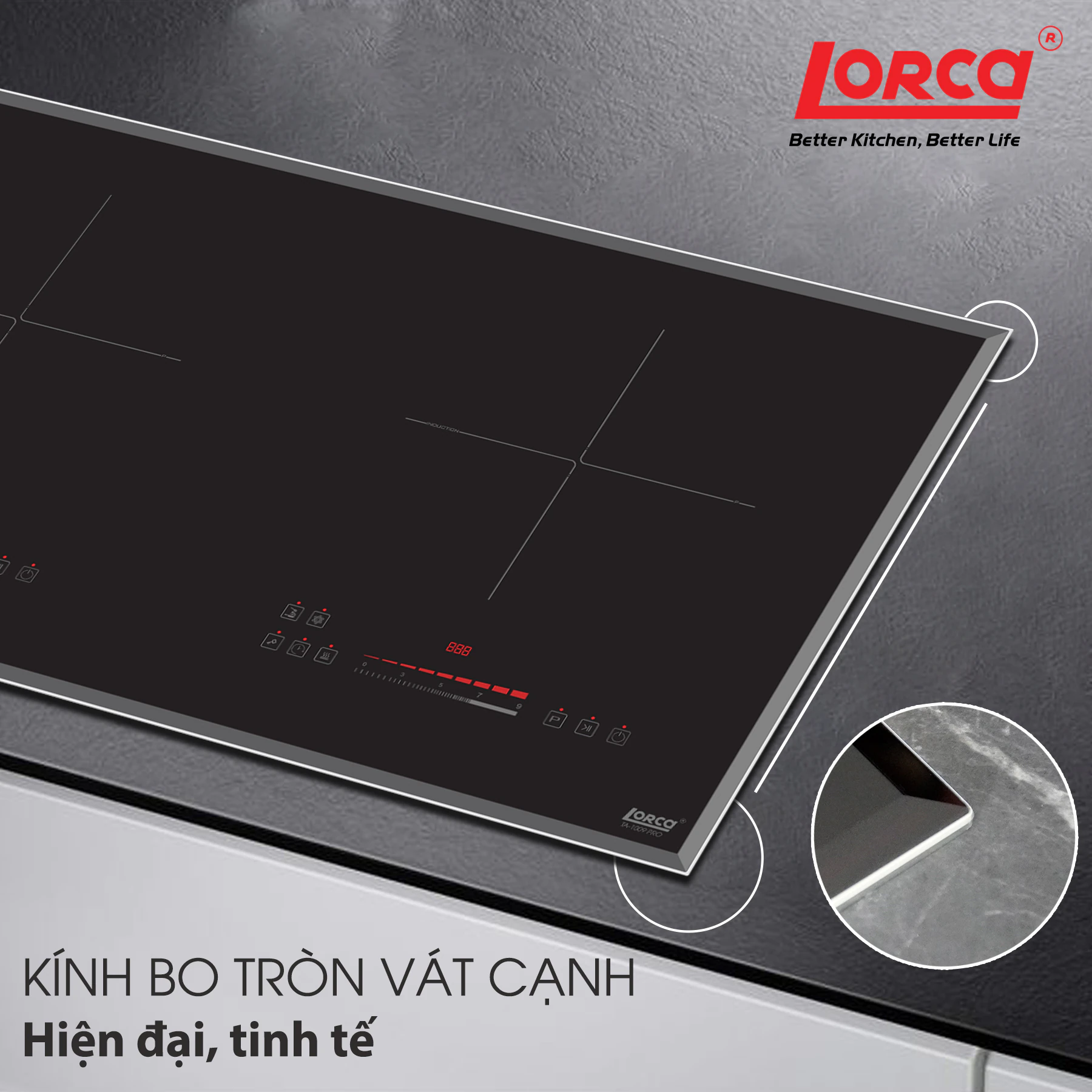 Bếp từ đôi Lorca TA 1009 PRO - hình ảnh chi tiết