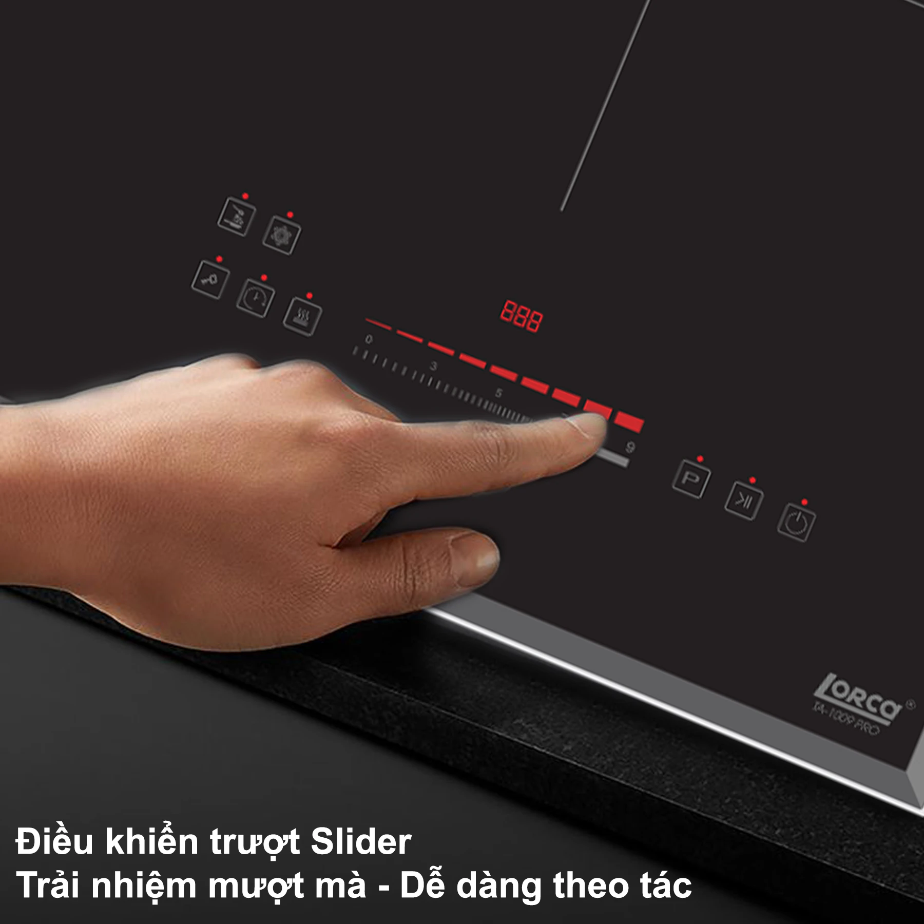 Bếp từ đôi Lorca TA 1009 PRO - hình ảnh chi tiết