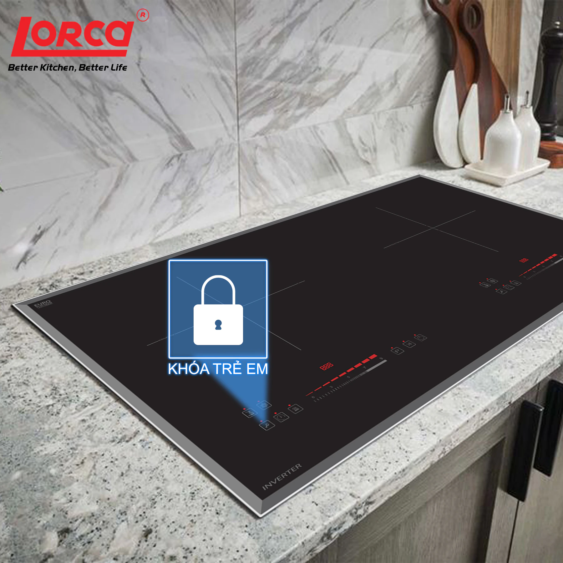 Bếp từ đôi Lorca TA 1009 PRO - hình ảnh chi tiết