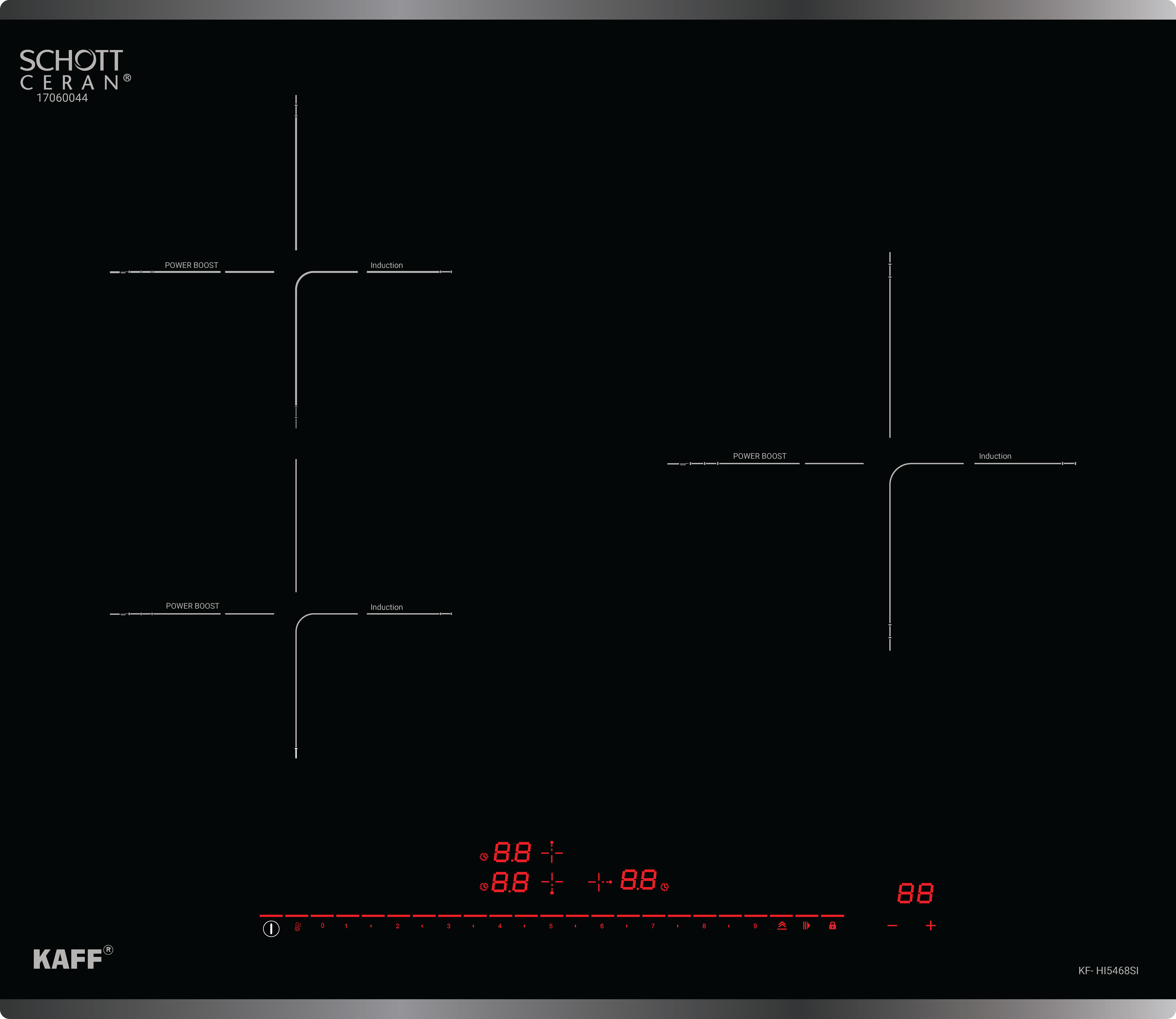 BẾP 3 TỪ KAFF KF-HI5468SI