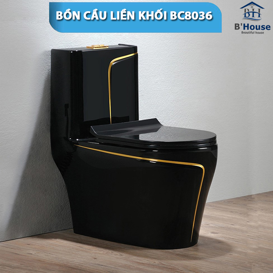 Bồn Cầu Liền Khối Cao Cấp BC 8036