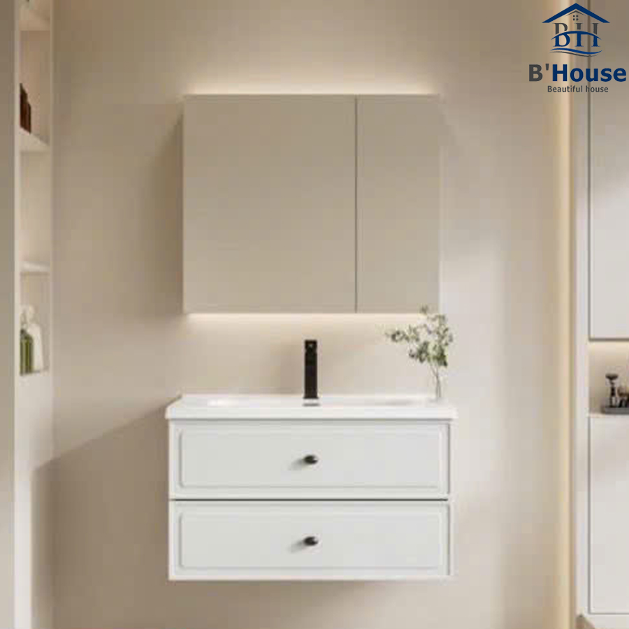 Bộ Tủ Gương Phòng Tắm, Tủ Lavabo Đẹp, Tủ Lavabo Phòng Tắm SUS 294