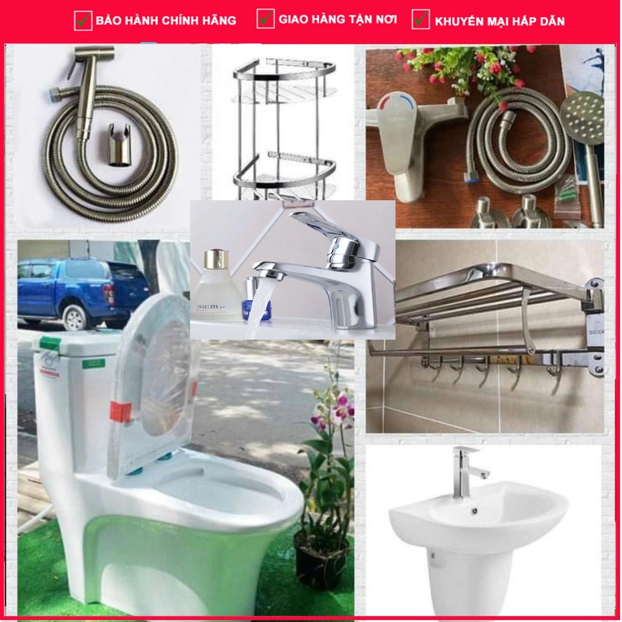 Combo phòng tắm giá rẻ,Combo thiết bị vệ sinh 119