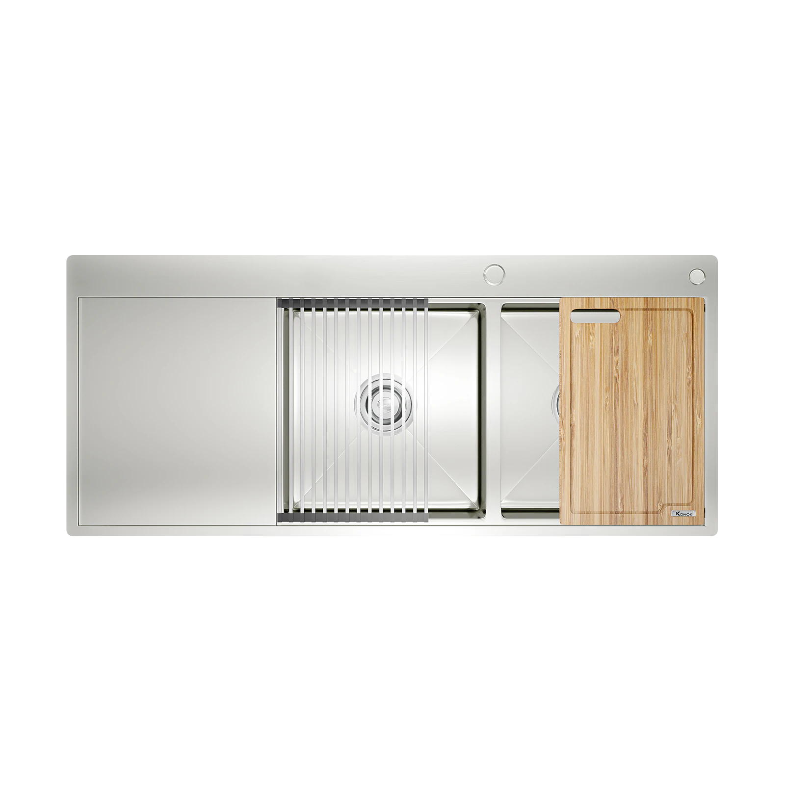 Chậu rửa bát Konox Workstation Sink – Topmount Sink KN11650TD – Bàn trái