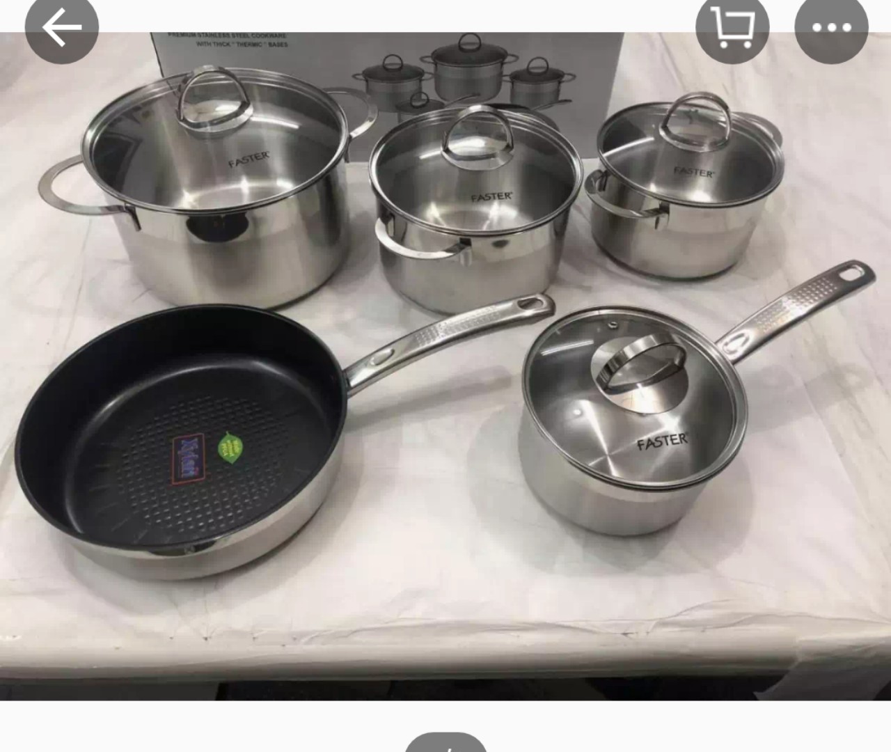 Bộ nồi Faster Medoly 5 món