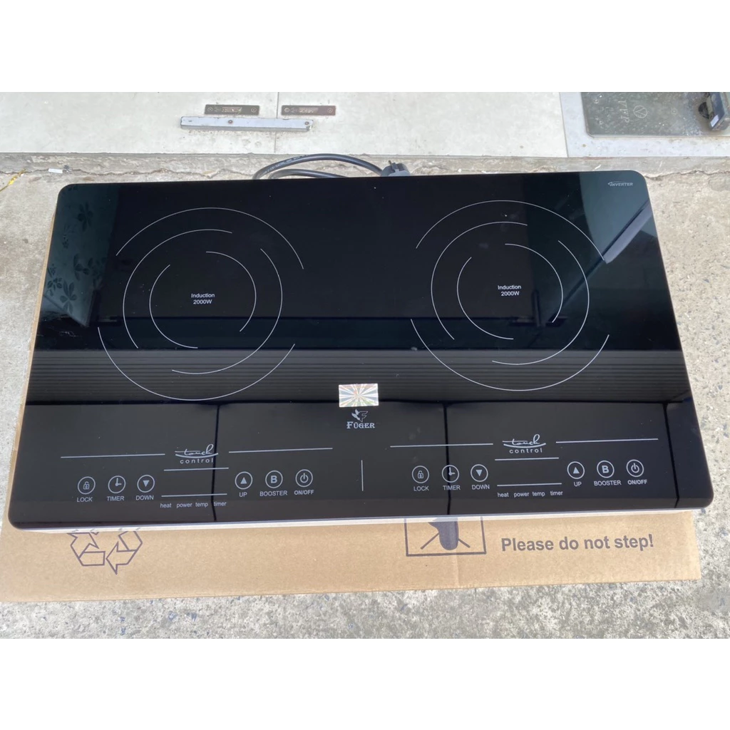 Bếp từ đôi dương nhỏ gọn Fuger 60D - Chính Hãng ( kích thước 60x35cm )