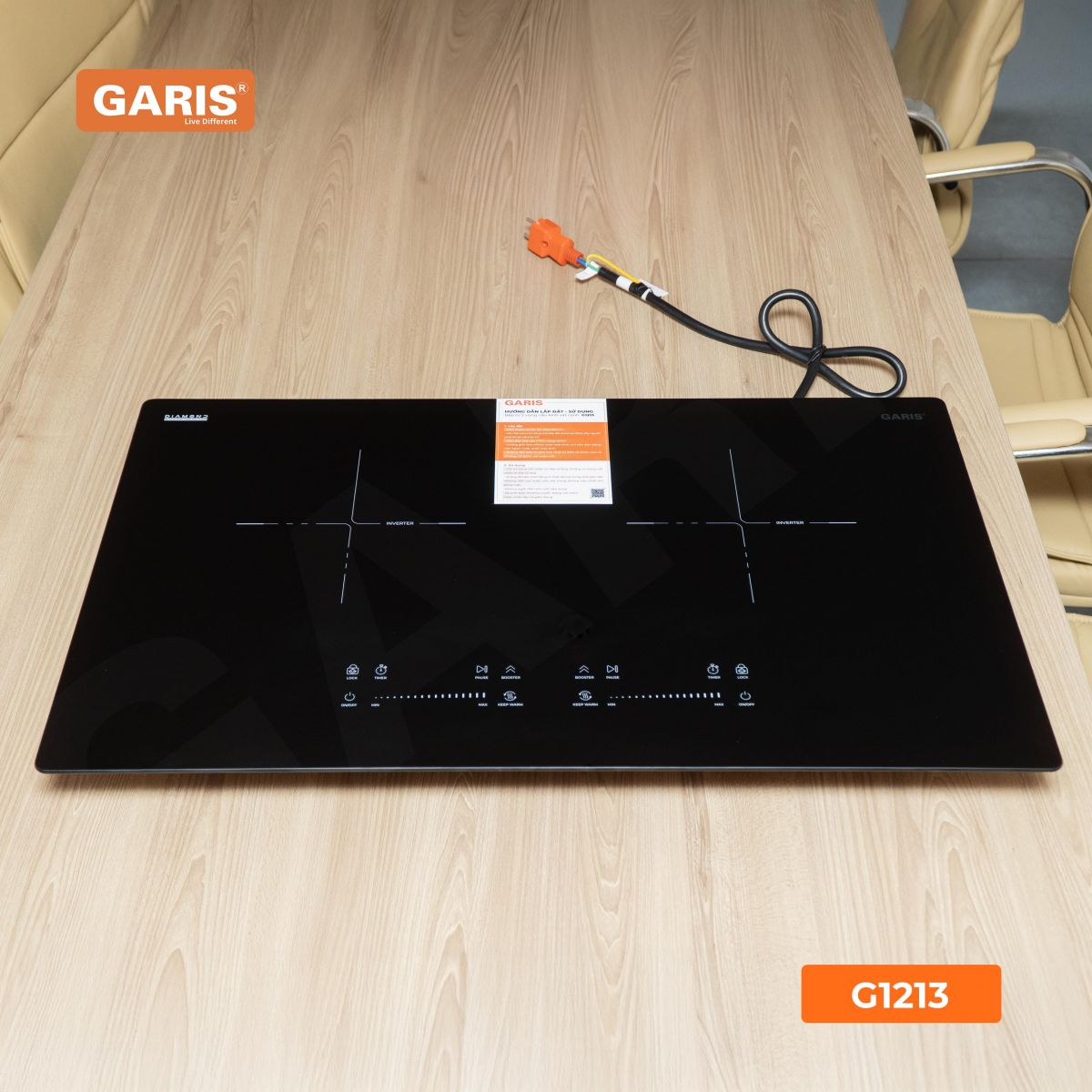 Bếp từ đôi Garis GC1213