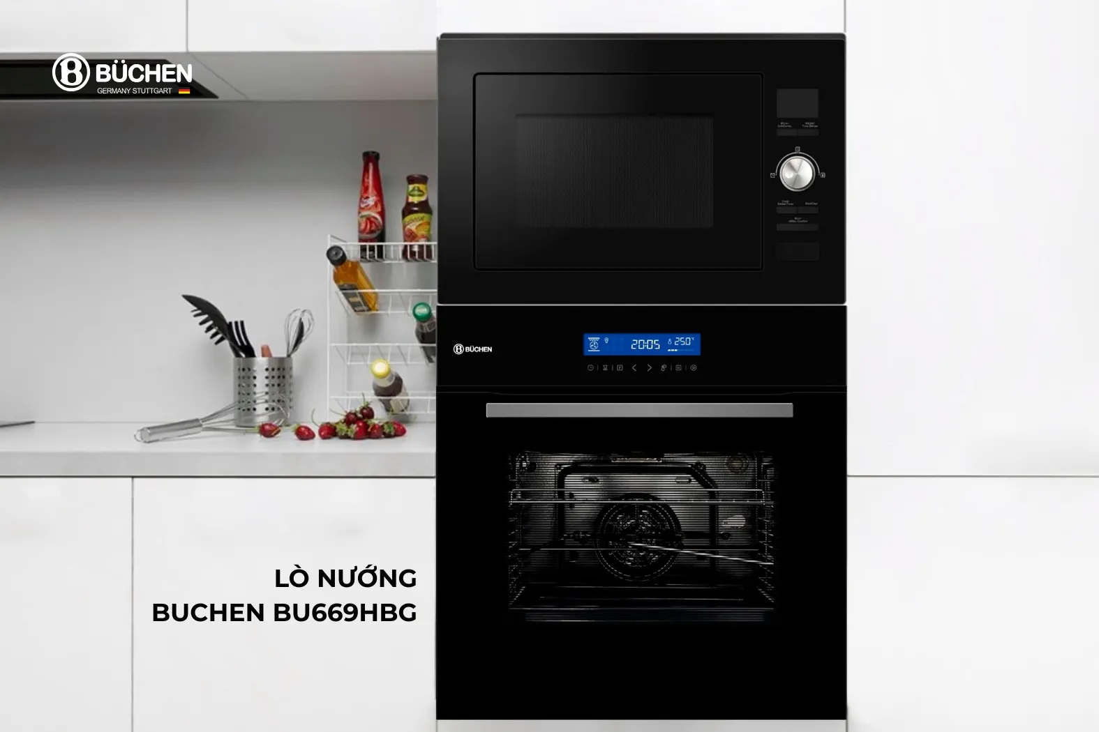 Lò nướng Buchen BU669HBG - ảnh chính hãng 2