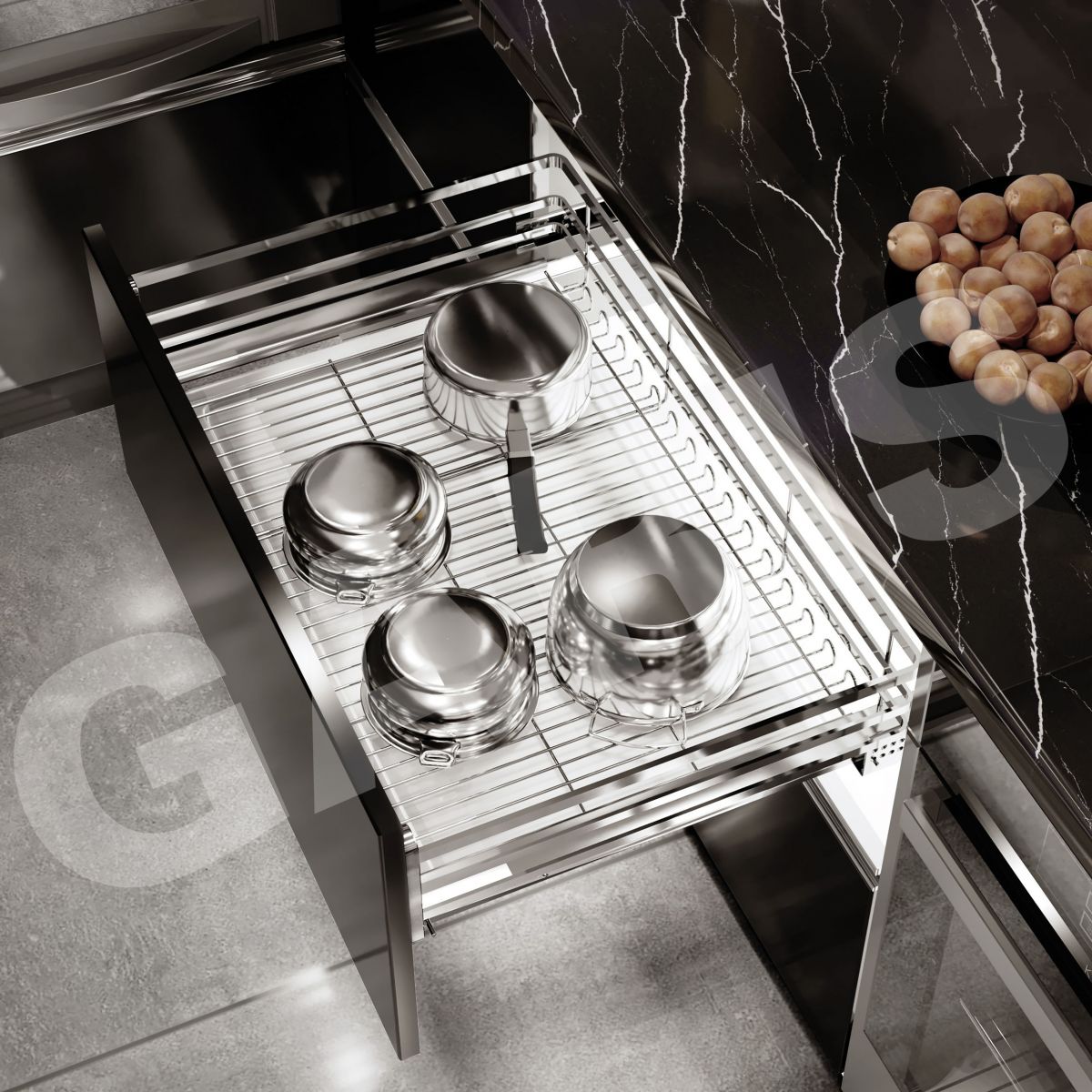 Giá xoong nồi Garis GP02.70E