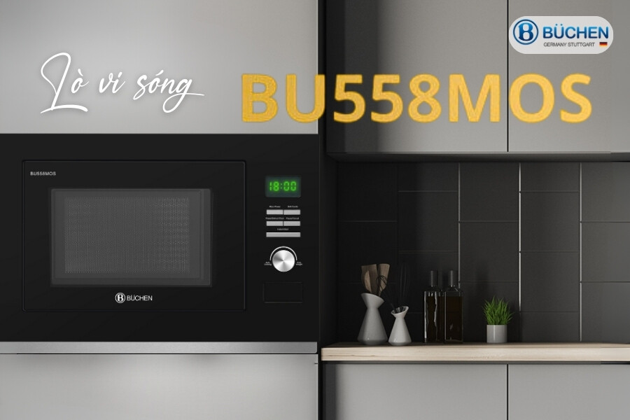 Lò vi sóng Buchen BU558MOS - ảnh chính hãng 2
