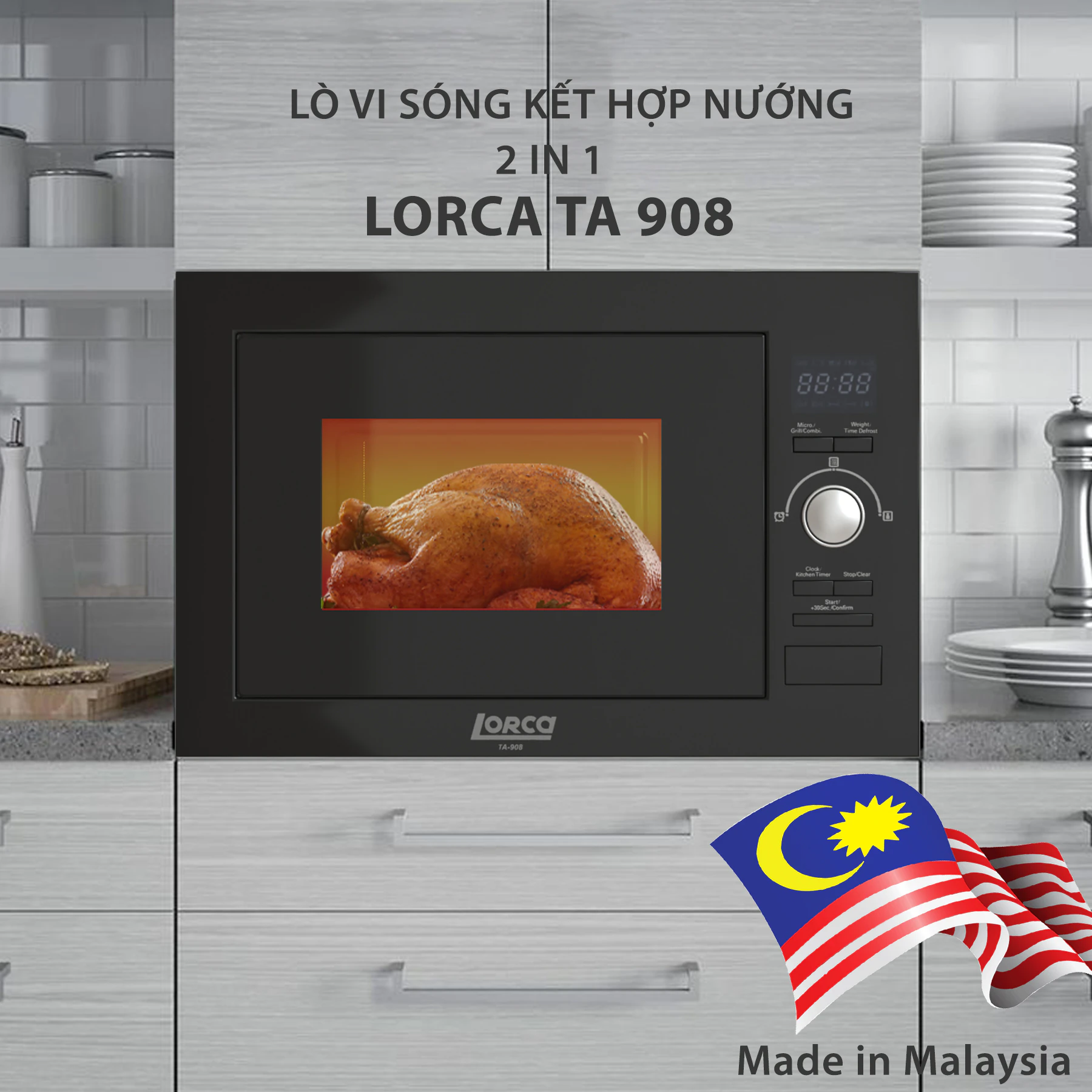 Lò vi sóng Lorca TA 908 - hình ảnh chi tiết