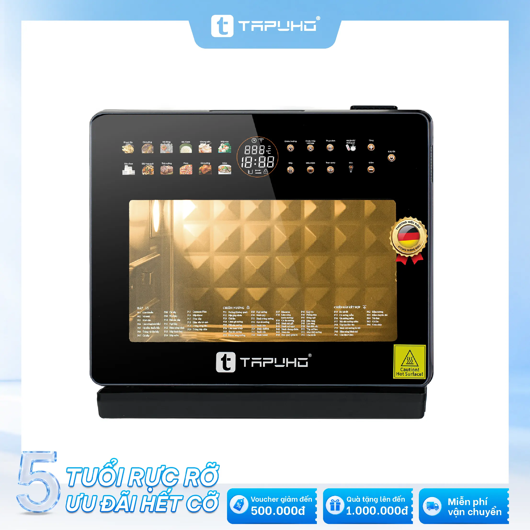 Máy nấu ăn đa năng TAPUHO TMC20 PrimeAI Elite