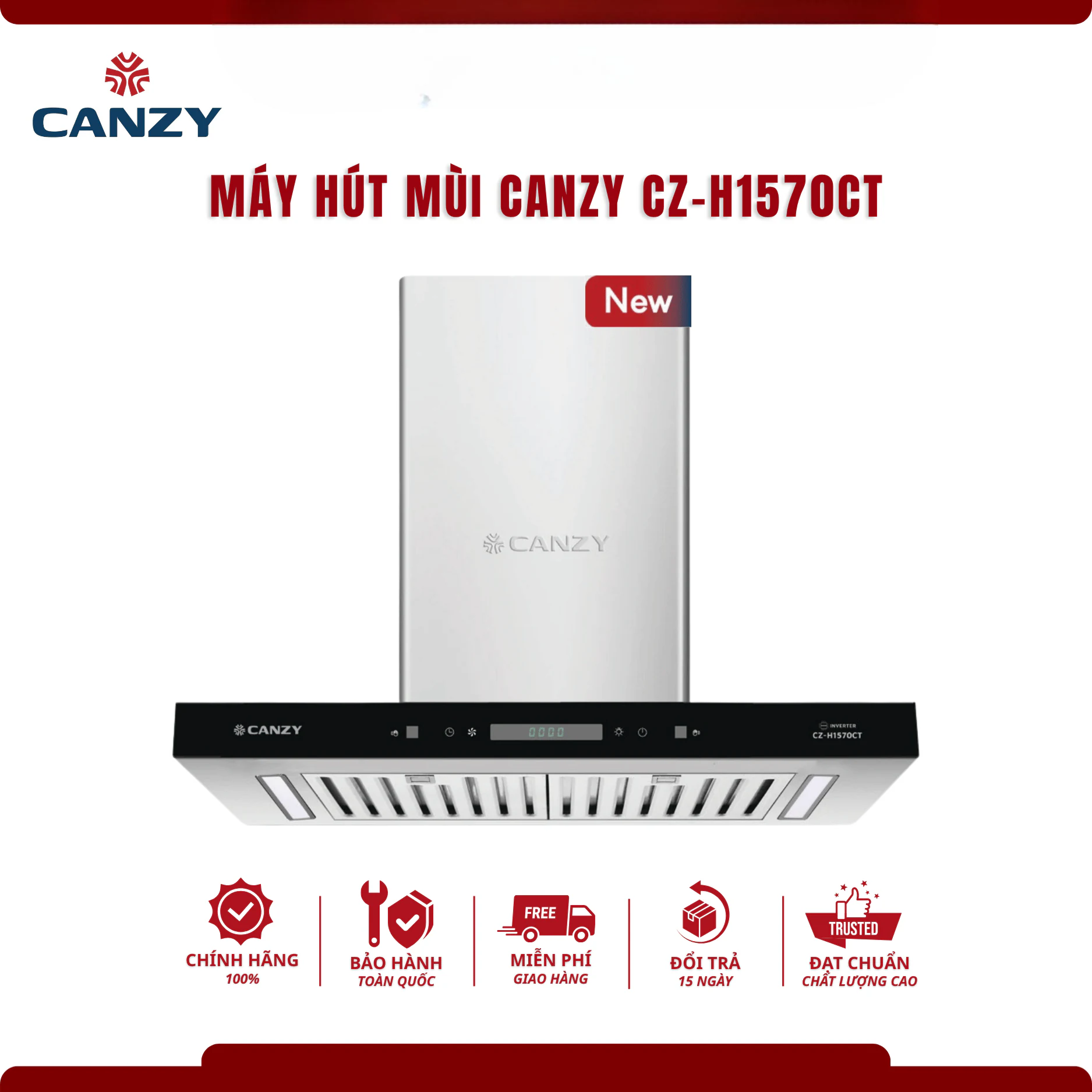 MÁY HÚT MÙI CHỮ T CANZY CZ-H1570CT - ảnh đại diện