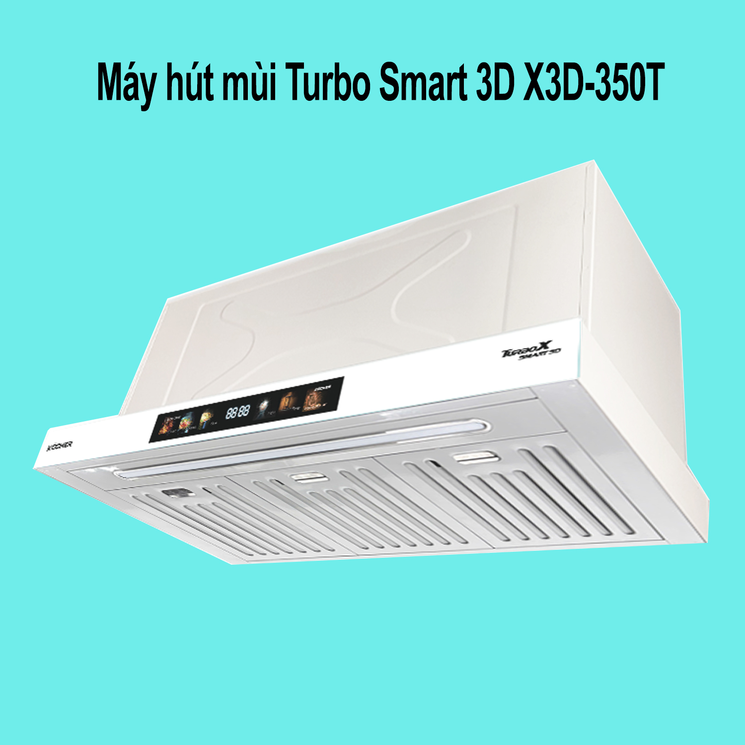 Máy hút mùi Kocher Turbo Smart 3D X3D-350T