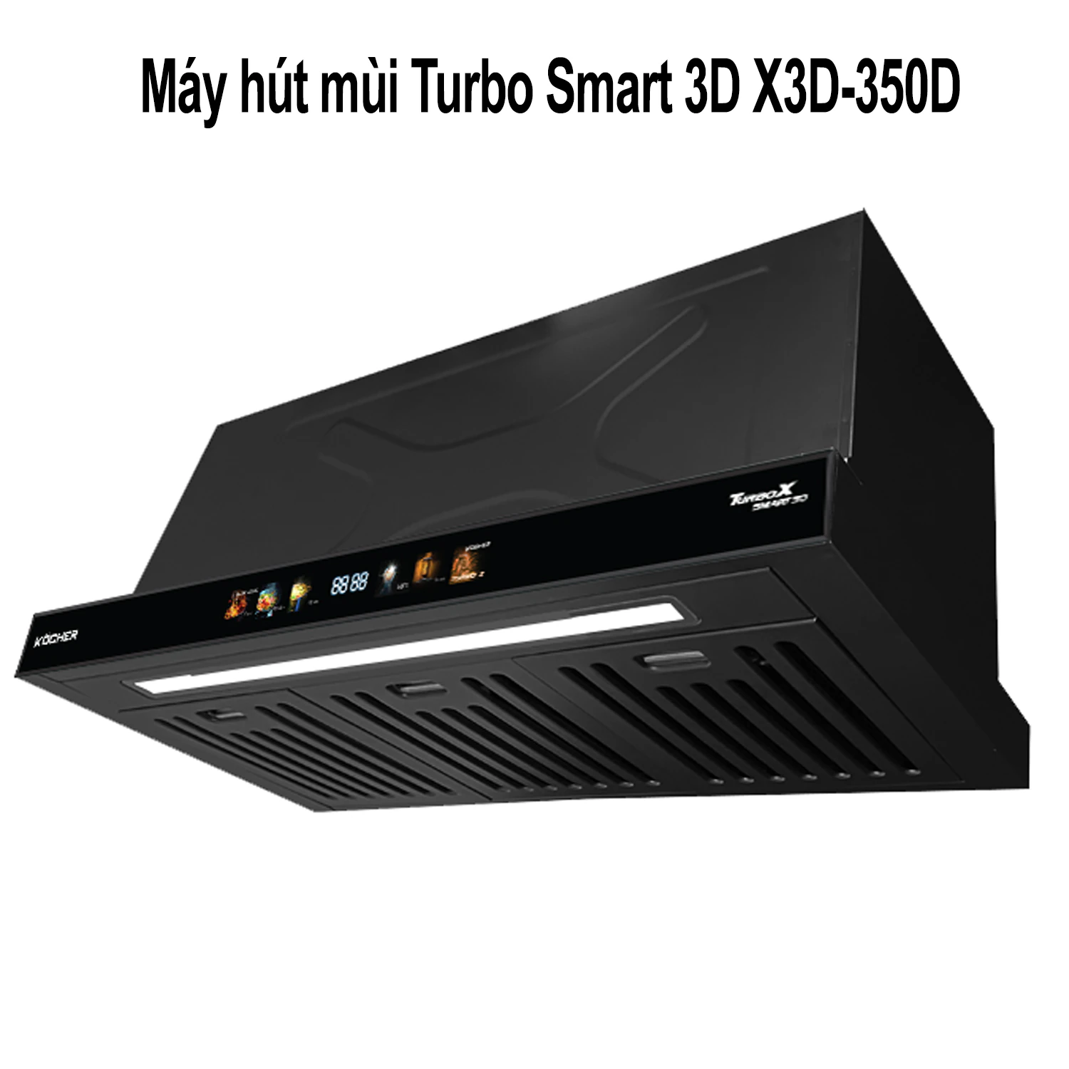 Máy hút mùi Kocher Turbo Smart 3D X3D-350D