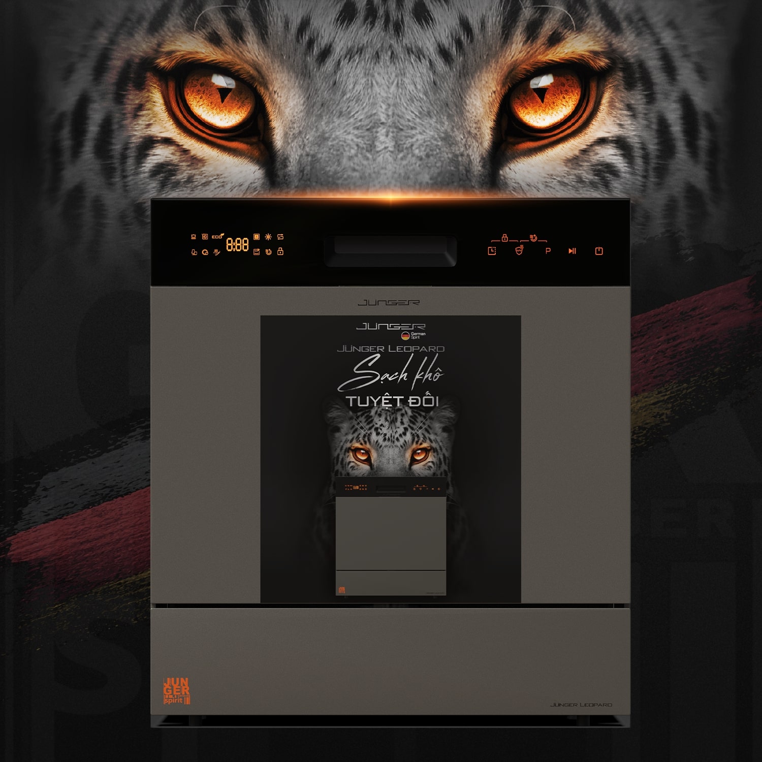Máy Rửa Bát Junger Leopard DWJ 133 MS