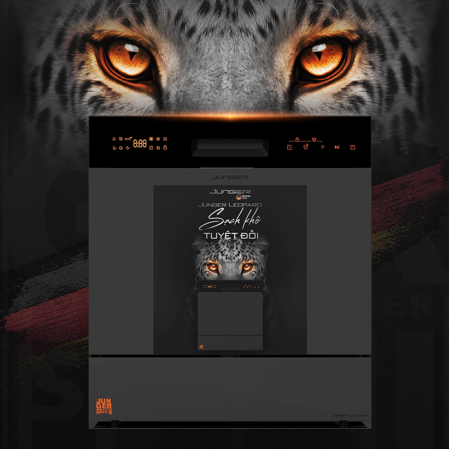 Máy Rửa Bát Junger Leopard DWJ 136 VG