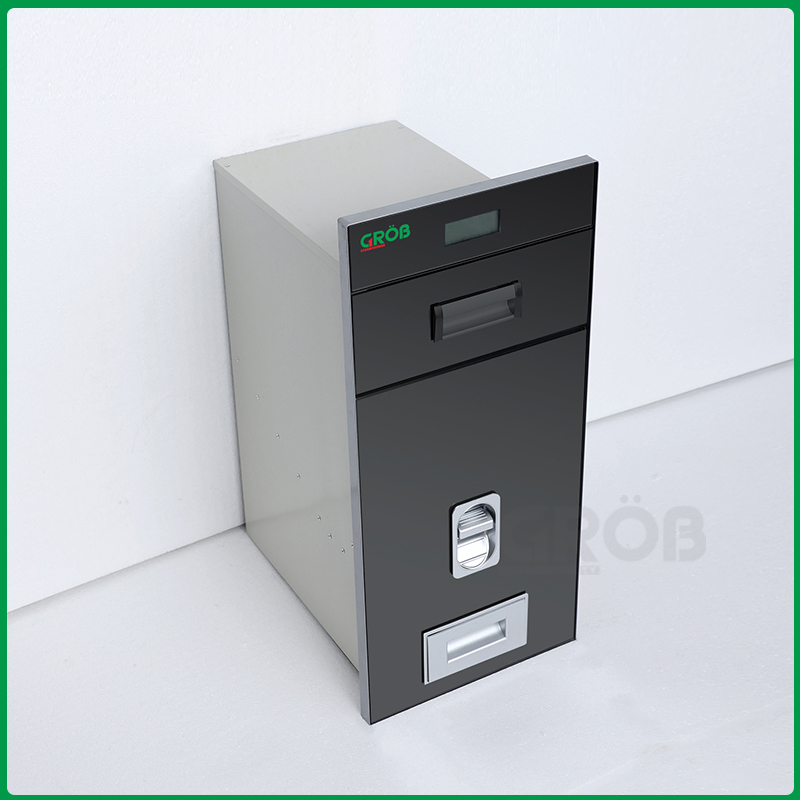 Thùng gạo mặt gương điện tử Grob RBE-300B