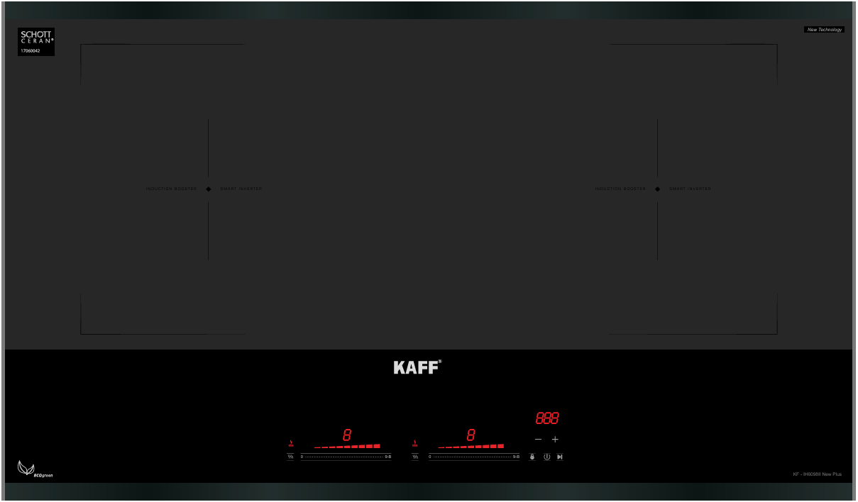 BẾP TỪ ĐÔI KAFF KF-IH6098II New Plus Chuẩn Đức