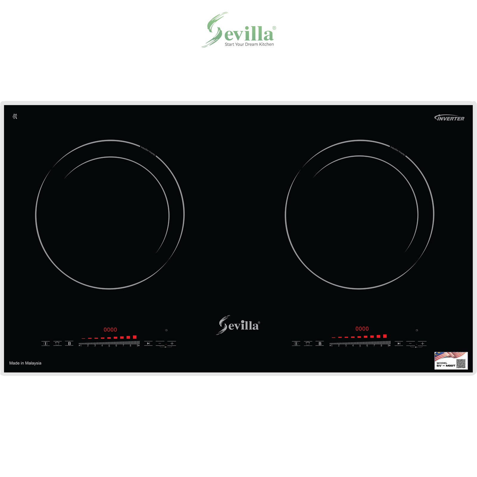 Bếp từ đôi Sevilla SV-M99T