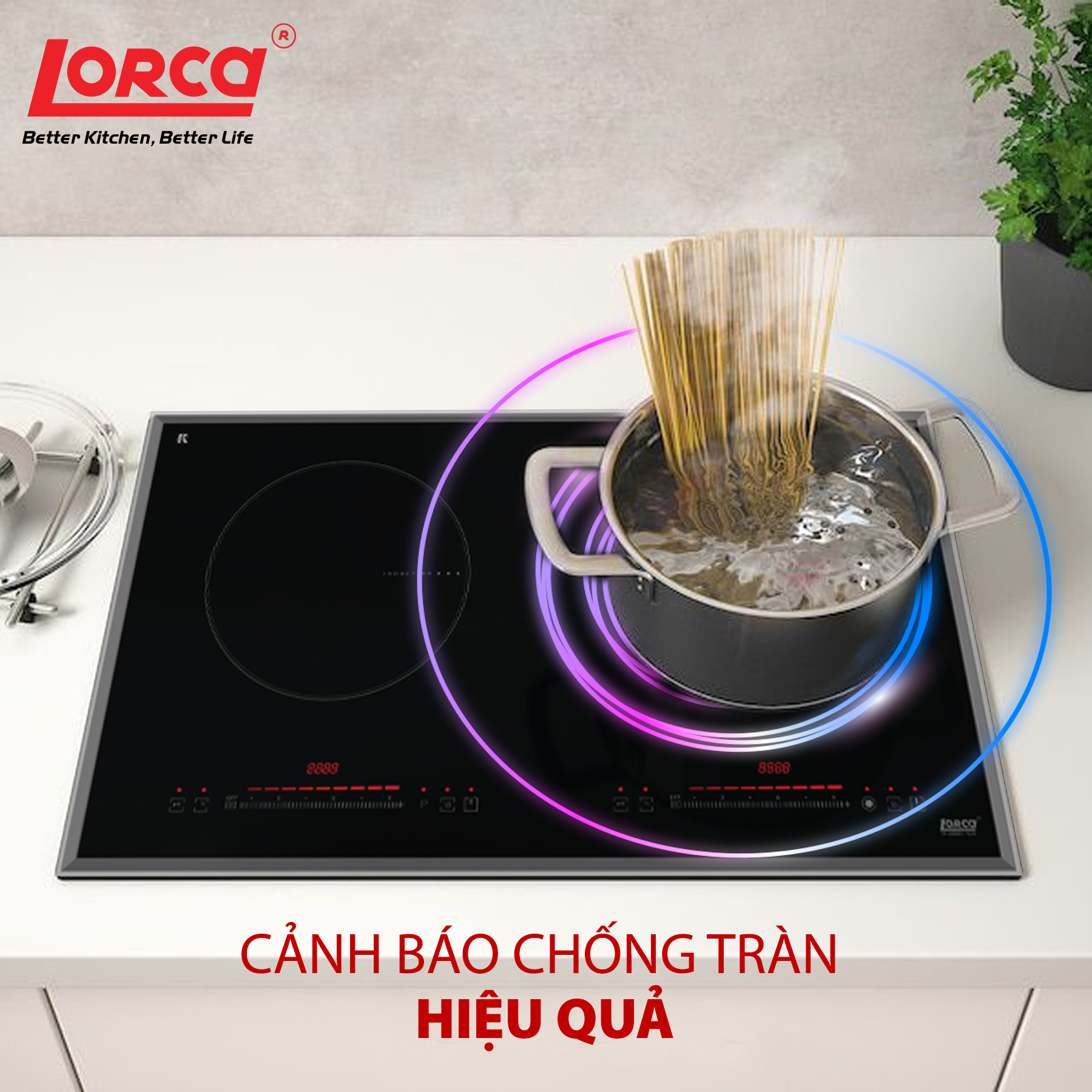 Bếp từ đôi Lorca TA 1006EC Plus - hình ảnh chi tiết