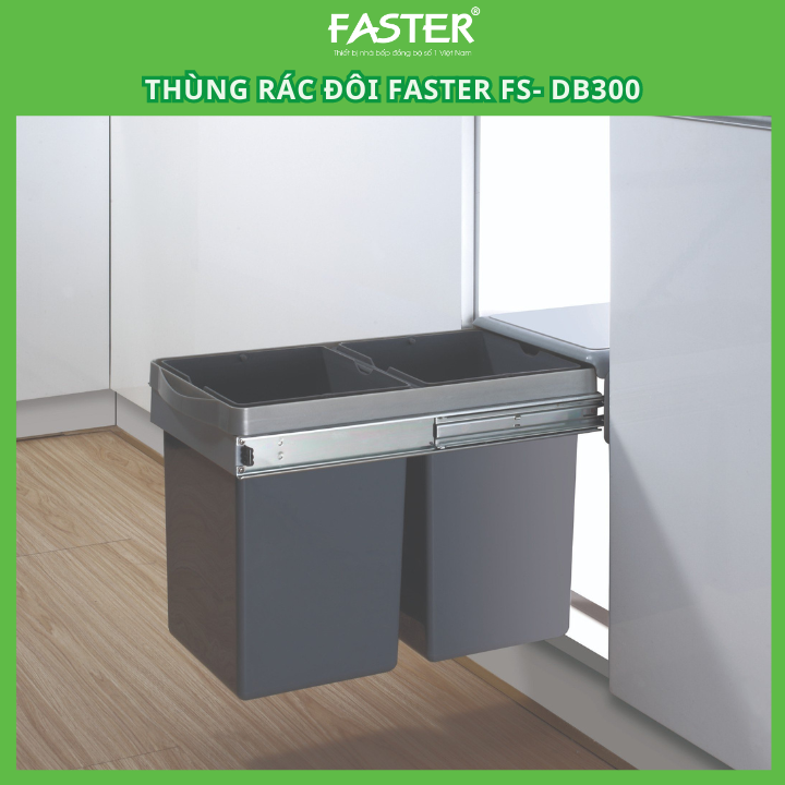 Thùng rác đôi Faster FS-DB300