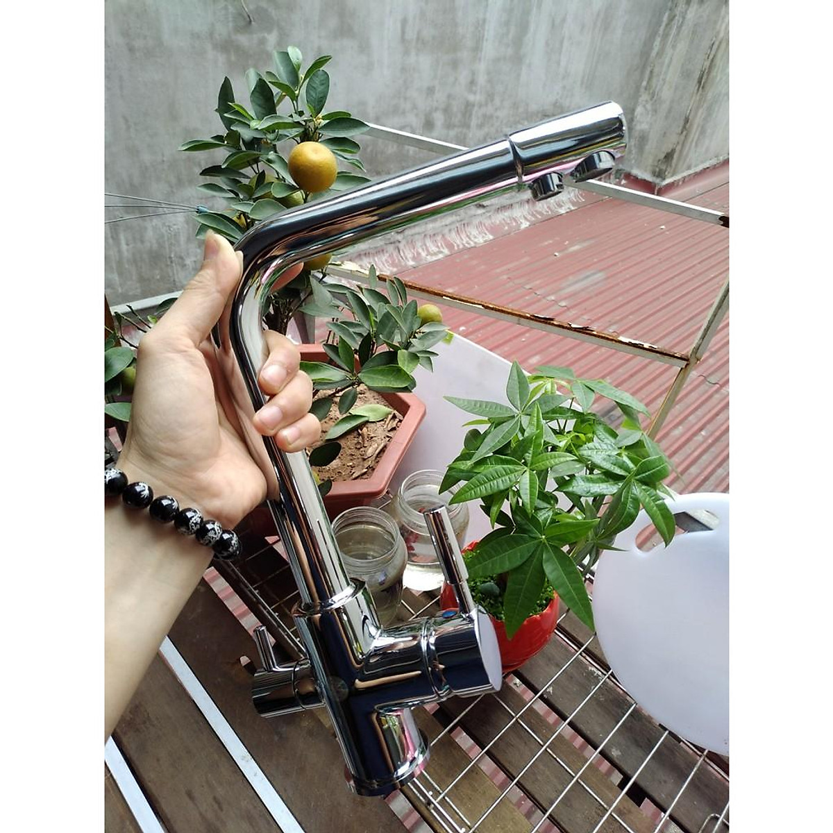 Vòi rửa bát VC 003 3 đường nước