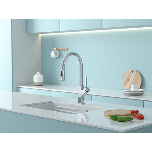 Hình ảnh chính hãng của vòi rửa bát Keeper KP-6522CR