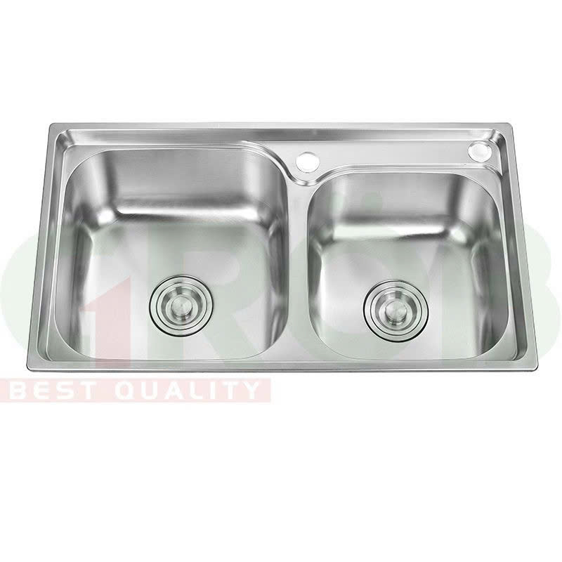 Chậu inox 2 hố GROB GS304-7843PD
