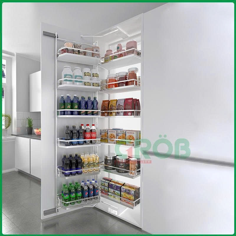 KỆ ĐỰNG TỦ ĐỒ KHÔ NAN DẸT ĐÁY MELAMIN GROB GM304-645