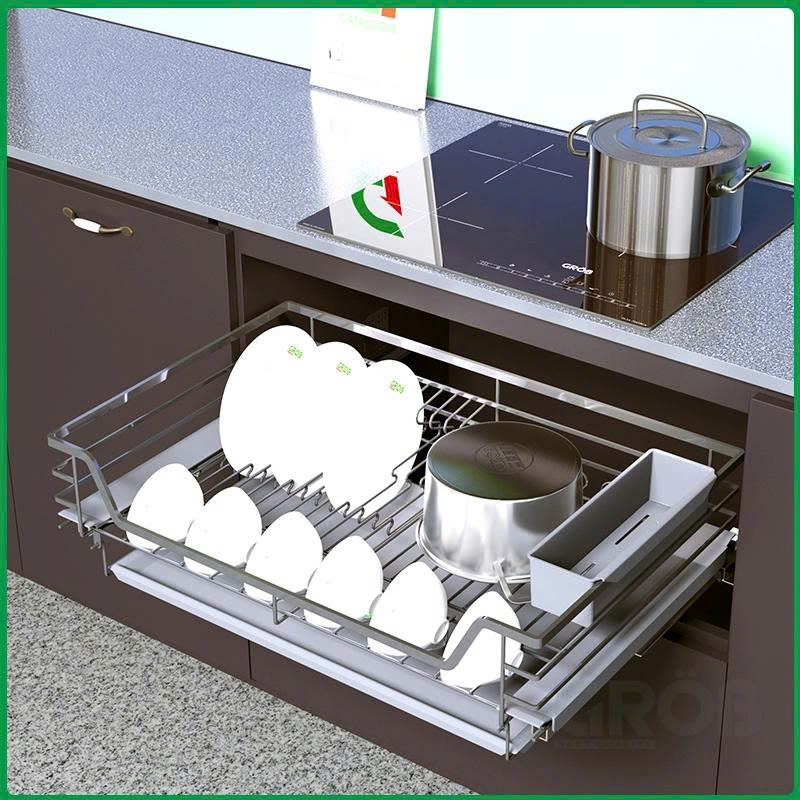 Kệ đựng bát đĩa đa năng hợp kim sơn nano Grob GP-90