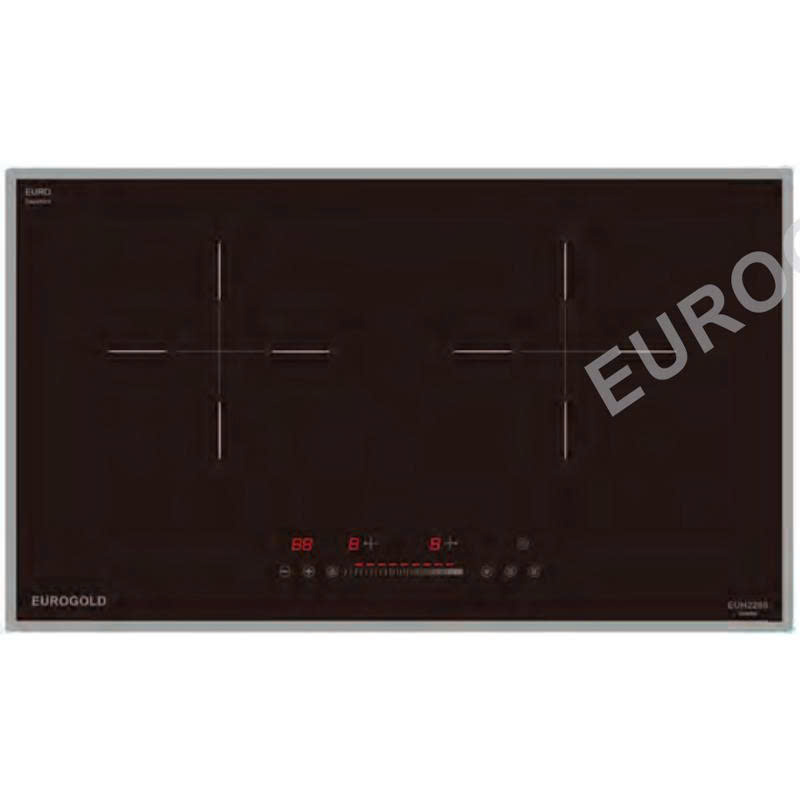 Bếp điện từ 2 vùng nấu cảm ứng từ mặt kính EUROGOLD EUH2288