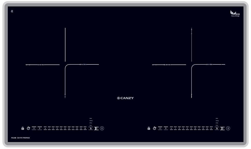 Bếp Từ Đôi Canzy CZ-T01 PROMAX