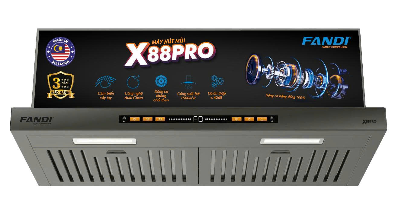 Máy hút mùi Fandi FD-X88 Pro