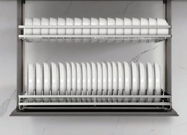 Giá bát nâng hạ động cơ điện tủ trên nan Dẹt Canzy CZF-5006-700